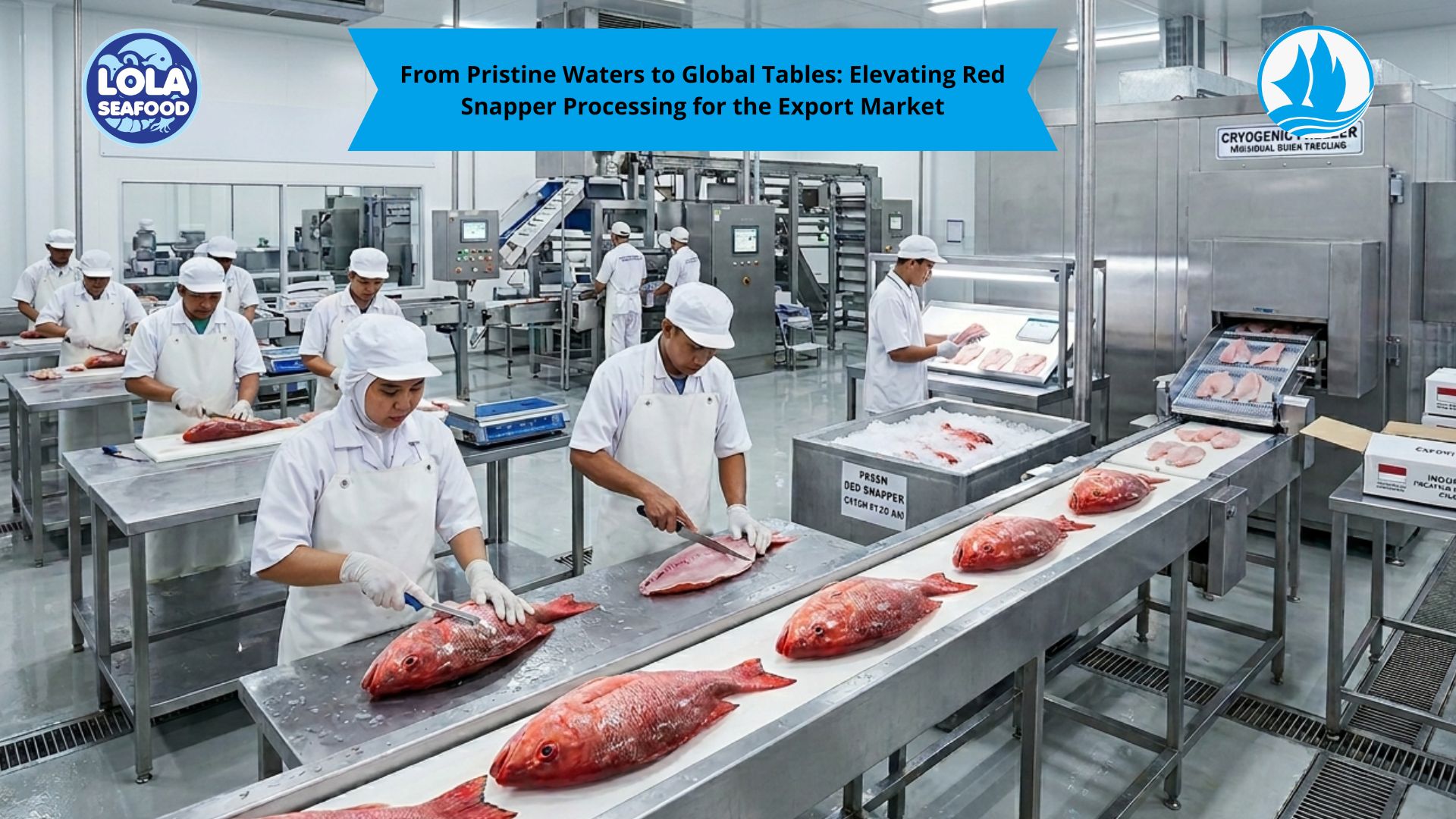 From Pristine Waters to Global Tables: Elevating Red Snapper Processing for the Export Market